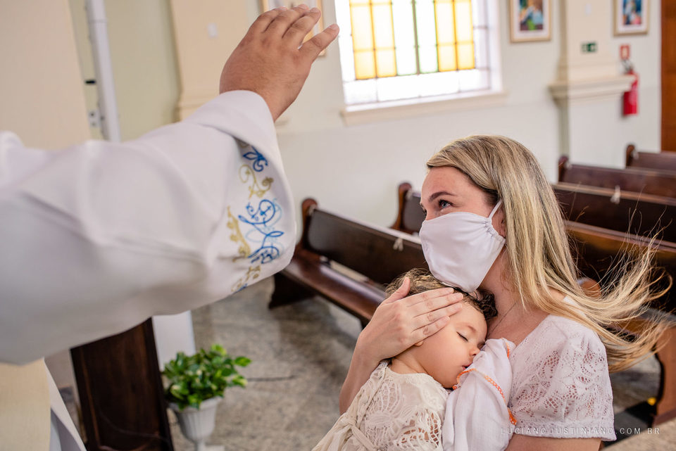 Batizado Manuela - Igreja Matriz de Miranda  -MS