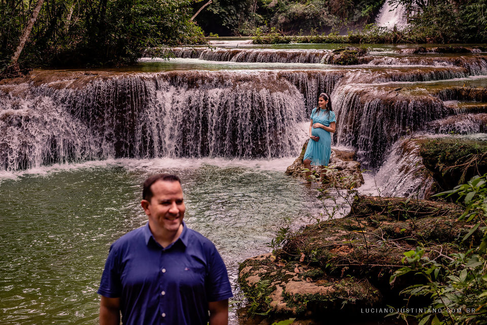 Ensaio Gestante Daniele e Danilo - Estancia Mimosa - Bonito - MS