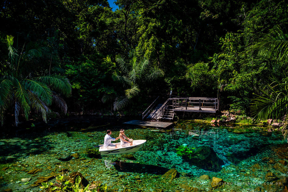 Ensaio Pre Wedding Mary e Nico - Nascente Azul - Bonito MS