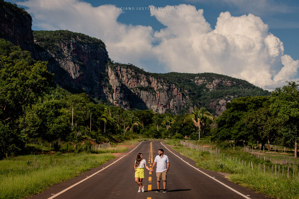 Ensaio Pré Casamento - Taynah e Adriano - Morro do Paxixi - Aquidauana - MS