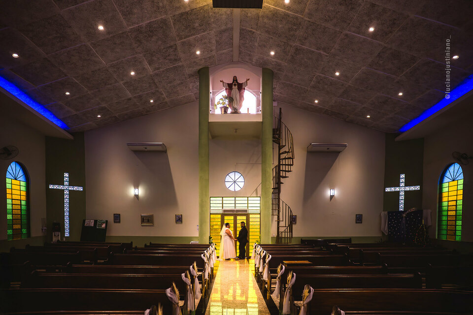 Casamento Giovana e Herbth - Igreja NS Aparecida - Miranda-MS