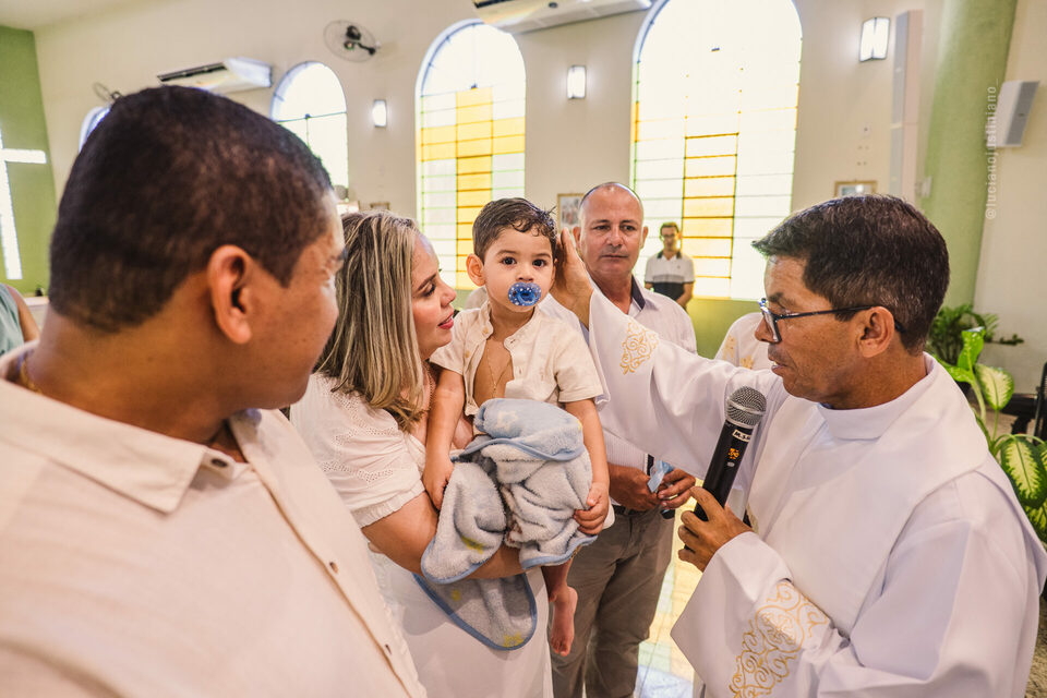 Batizado José Luiz - Igreja Nossa Senhora Aparecida - Miranda MS